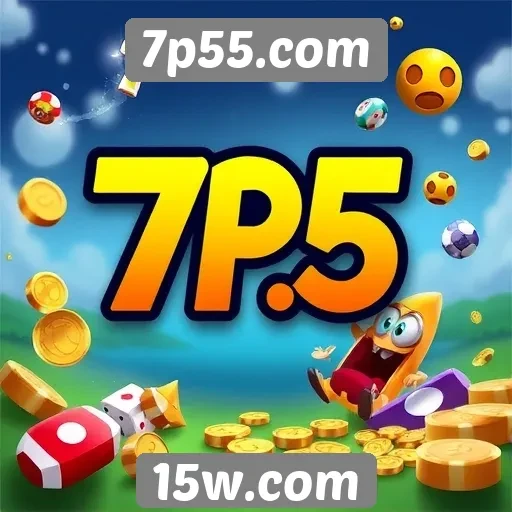 Variedade de jogos disponíveis em 7p55.com